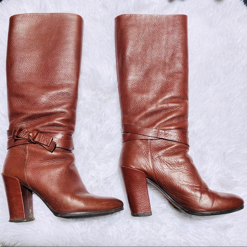Kate Spade New York Mandie Boots Brown Knee High 7 - Picture 4 of 16